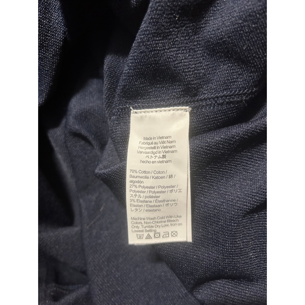 Women's J.Crew Performance Navy Light Blue Long Sleeve 1/4 Zip S - Picture 7 of 7
